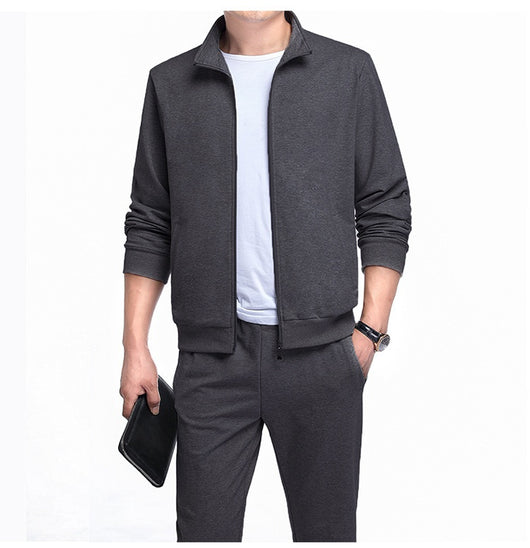 Conjunto Deportivo de 2 Piezas Talla Grande - Cardigan Casual Primavera Otoño - Image 17