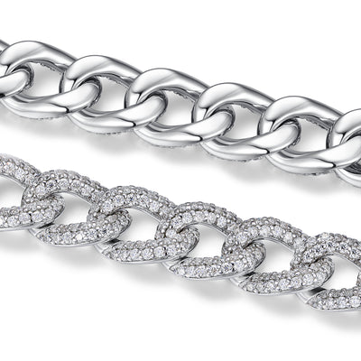 Pulsera de Plata S925 con Moissanita Premium - Joyería Lujo Ligero Plateada - Image 2