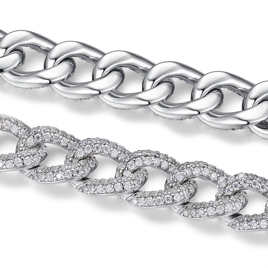 Pulsera de Plata S925 con Moissanita Premium - Joyería Lujo Ligero Plateada - Image 2