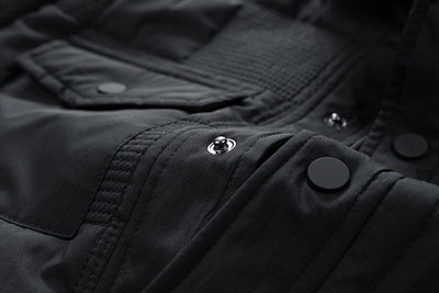 Chaqueta Acolchada de Algodón para Hombre - Estilo Business Casual con Cuello Polo - Image 13