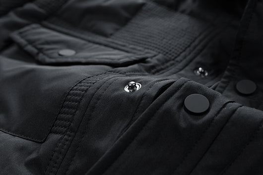 Chaqueta Acolchada de Algodón para Hombre - Estilo Business Casual con Cuello Polo - Image 13