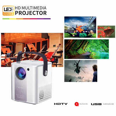 Proyector Portátil Mini HD con Espejo de Pantalla para Móvil C500 - Image 20
