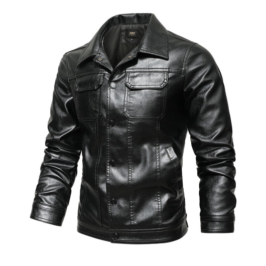 Chaqueta de Cuero para Trabajo Primavera y Otoño - Image 2