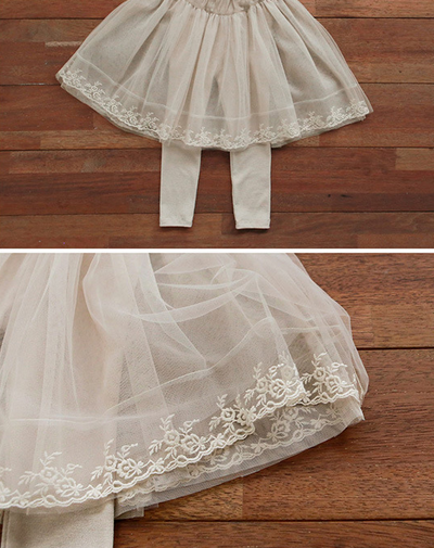 Pantalón Falda Dos Piezas Fluffy para Niñas - Image 13