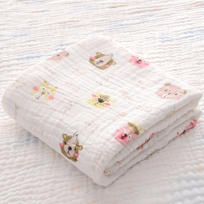 Toalla de Baño para Bebé con Acolchado Seersucker de Seis Capas - Image 27