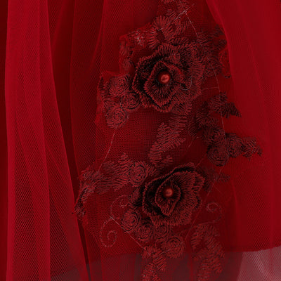 Vestido de Bautizo Niña con Diseño Luna Llena para Fotografía - Image 5