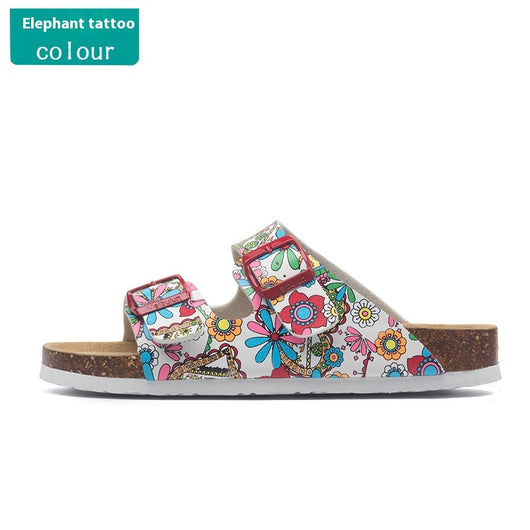 Sandalias Planas de Corcho con Hebilla - Cómodas para Playa y Verano - Image 9