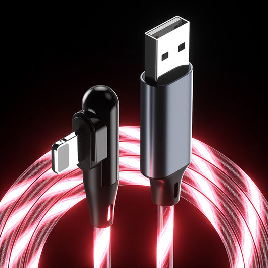 Cable de Carga Rápida Luminoso con Conector Acodado Premium - Image 3