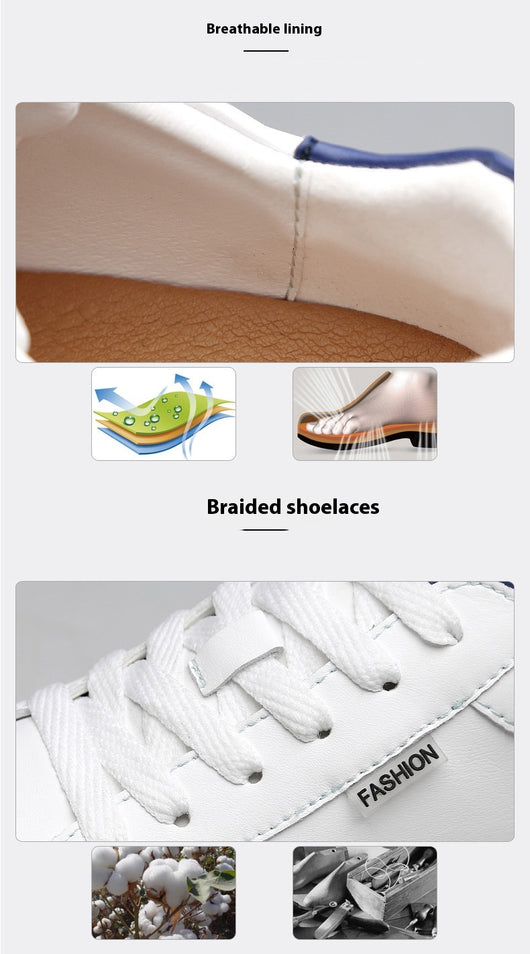 Zapatos Deportivos Casuales con Plantilla Elevadora y Tacón Plano para Hombre - Image 16