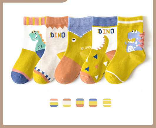 Calcetines de Algodón para Niños y Niñas - Colores Lisos Escolares - Image 5