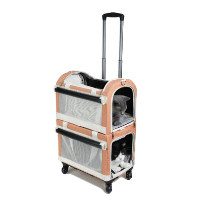 Carrito Transportador Multimascotas Portátil y Transpirable para Gatos y Perros - Image 22