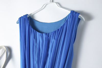 Conjunto Elegante Chaleco y Falda Larga en Seda - Image 10