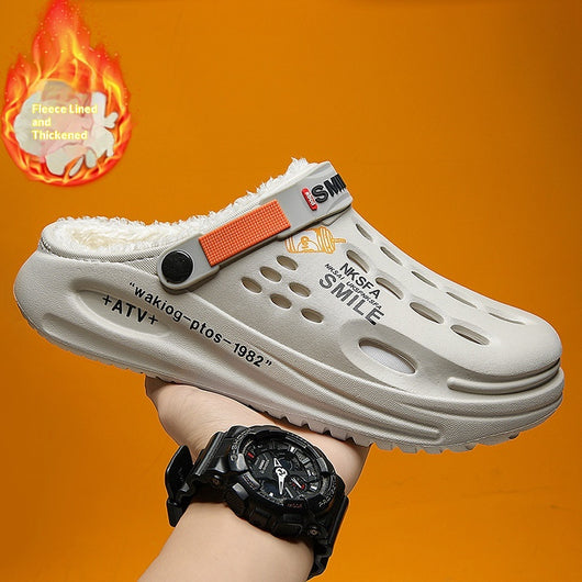 Pantuflas Cálidas de Algodón con Forro Polar para Hombre - Image 3