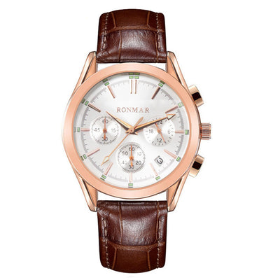 Reloj Casual Luminoso Resistente al Agua con Correa de Cuero - Image 6