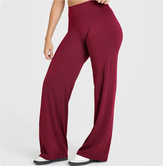 Pantalones de Yoga Rectos Holgados para Mujer - Image 6