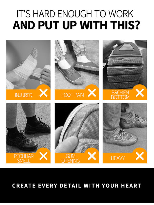 Zapatos de Seguridad Laboral con Puntera de Acero y Protección Antiperforación - Image 9