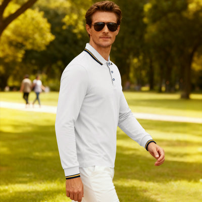 Polo Jacquard Casual para Hombre - Secado Rápido y Transpirable - Image 6
