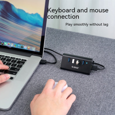 Hub USB de Alta Velocidad Multi-interfaz - Expansor de Puertos Profesional