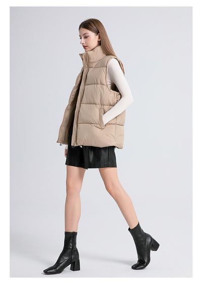 Chaleco Térmico Acolchado sin Mangas con Cuello Alto para Mujer - Image 13