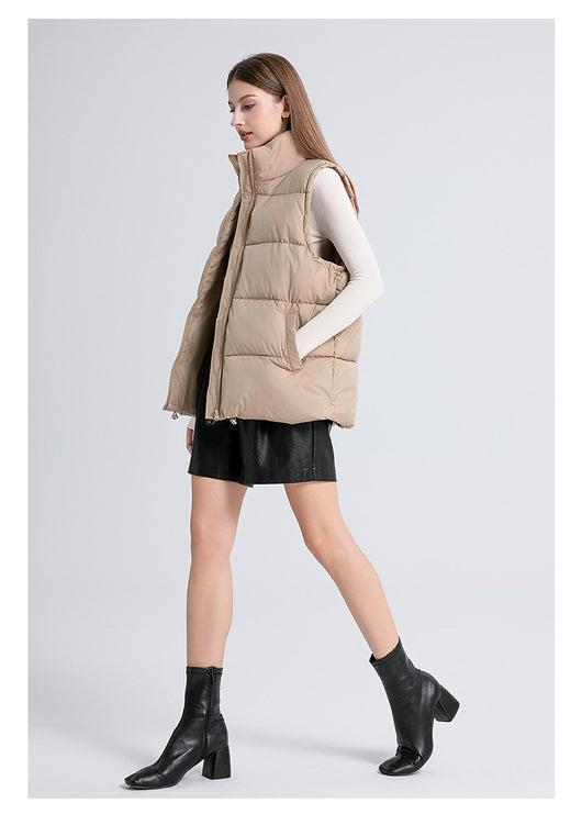 Chaleco Térmico Acolchado sin Mangas con Cuello Alto para Mujer - Image 13