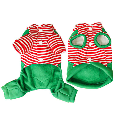 Abrigo Navideño para Mascotas - Suéter Reno con Bolsillo para Perros y Gatos - Image 28