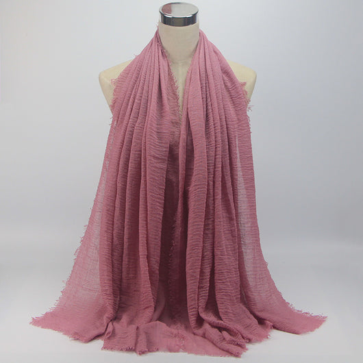 Pañuelo Versátil de Algodón y Lino para Mujer - Image 17