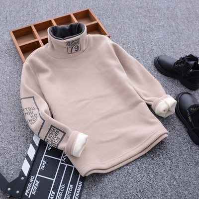 Suéter de Cuello Alto para Niños - Manga Larga Invierno - Image 9