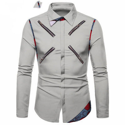 Camisa Casual de Algodón Poliéster Juvenil Blanca con Cuello Solapa - Image 30