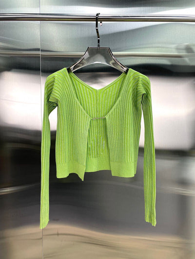 Cardigan Tejido de Temperamento Suave para Mujer - Image 12
