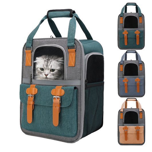 Mochila Transportadora Plegable para Mascotas - Respirable y Cómoda - Image 2