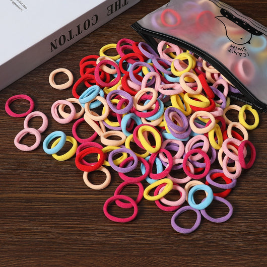 Set de 100 Bandas Elásticas Infantiles sin Tirones - Colores Pastel Suave - Image 65