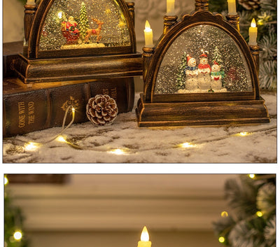 Lámpara Linterna Navideña de Cristal Portátil para Decoración - Image 10