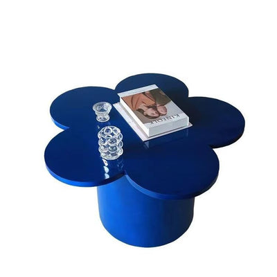 Mesa Minimalista Klein Blue con Flor - Diseño Moderno para tu Hogar - Image 8