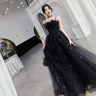 Vestido de Noche Negro Elegante de Diseño Exclusivo - Image 6
