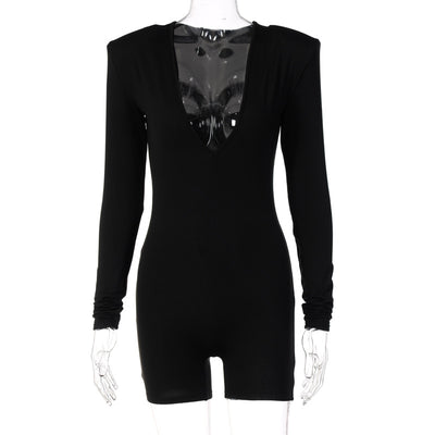 Leggings Slim Fit Cuello en V Manga Larga - Image 8