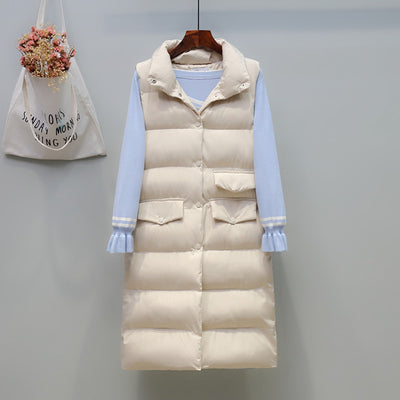 Chaleco de Algodón Ajustado para Mujer - Diseño Clásico Liso - Image 11