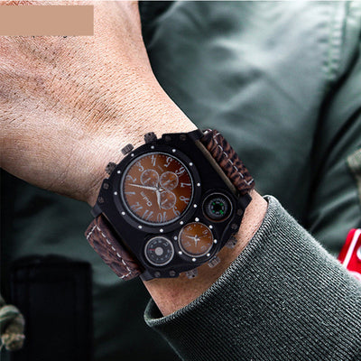 Reloj Casual para Hombre con Doble Zona Horaria - Image 3
