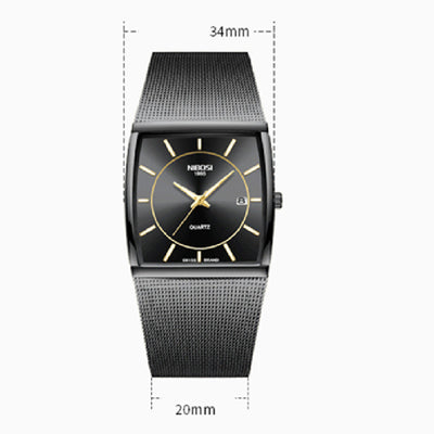 Reloj de Pulsera Masculino con Correa de Malla y Movimiento de Cuarzo - Image 10