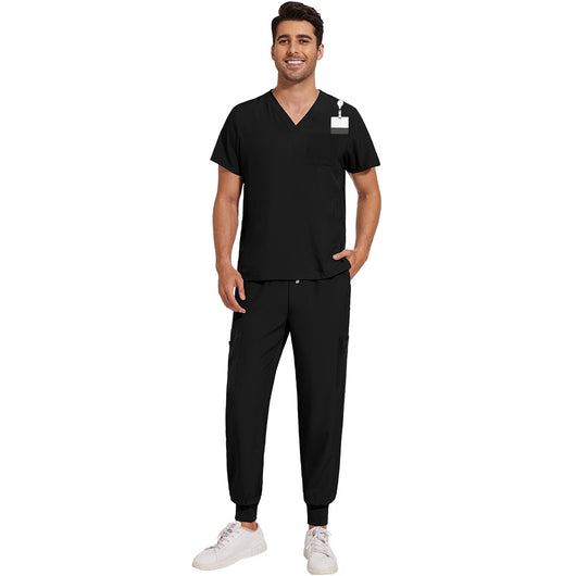 Uniforme de Trabajo Cuello V Ligero y Transpirable para Hombre - Image 5