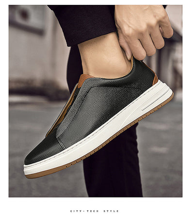 Zapatos Casuales de Cuero Genuino Nobuk - Slip-on Cómodos - Image 23