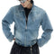 Chaqueta Denim Vintage Lavado Pesado con Remaches Reforzados