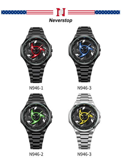 Reloj Deportivo de Acero Inoxidable con Bisel Giratorio y Esfera de Cuarzo - Image 15