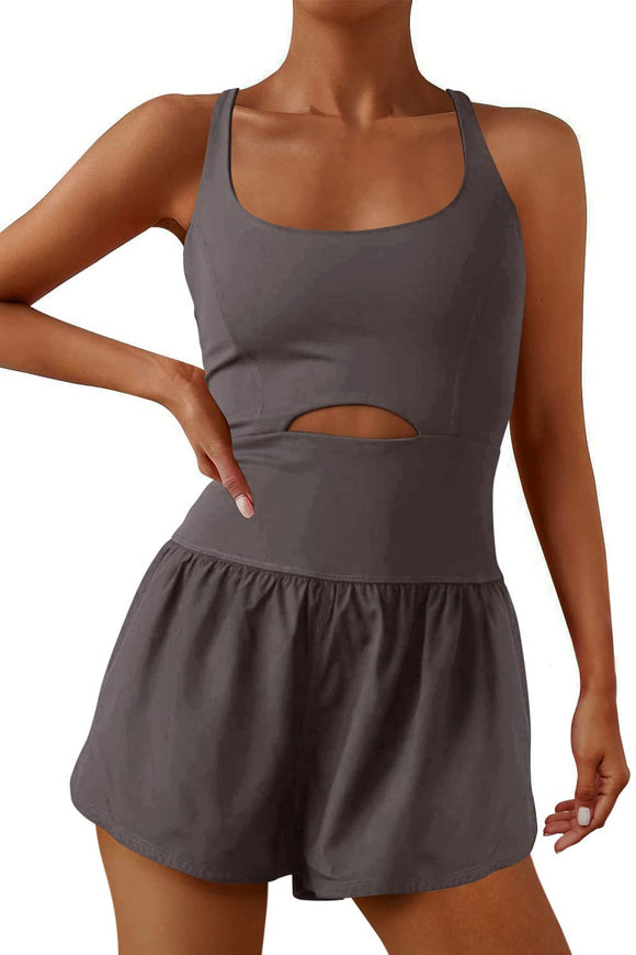 Mono Deportivo Casual para Mujer - Shorts con Chaleco