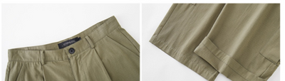 Pantalones Cargo Tácticos Verde Militar con Piernas Rectas y Múltiples Bolsillos - Image 11
