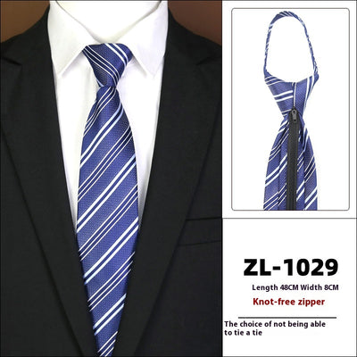 Corbata con Cierre Ejecutiva sin Nudo para Hombre - Image 34