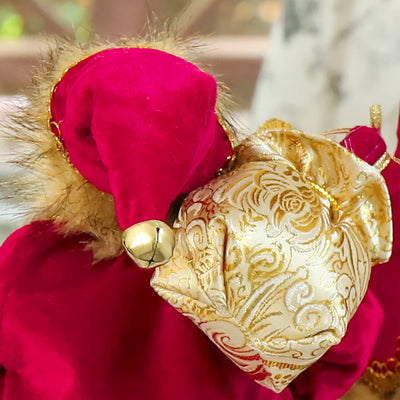 Muñeco Papá Noel de Tela - Decoración Navideña Artesanal - Image 7