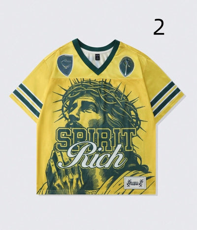 Playera Retro Vintage Malla Poliéster Estilo Americano - Image 8