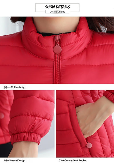 Abrigo Corto Slim Fit de Algodón Ligero para Mujer - Image 21