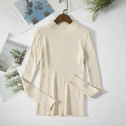 Suéter Cuello Alto Otoño Mujer - Pullover Elegante - Image 13