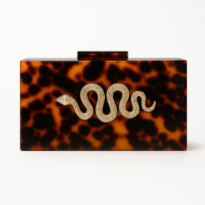 Clutch Estampado Leopardo en Acrílico - Image 3